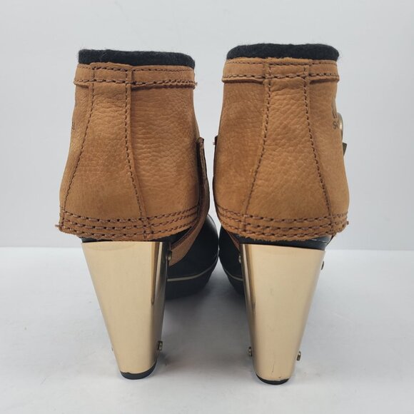 Sorel Medina II Women's Brown Black Waterproof Ankle Boots NL2086-010 US Size 7 - Picture 6 of 12